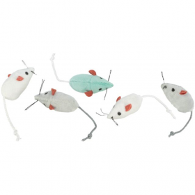 Котешка играчка Trixie Mouse with bell мишле със звънче, различни цветове, различни цветове